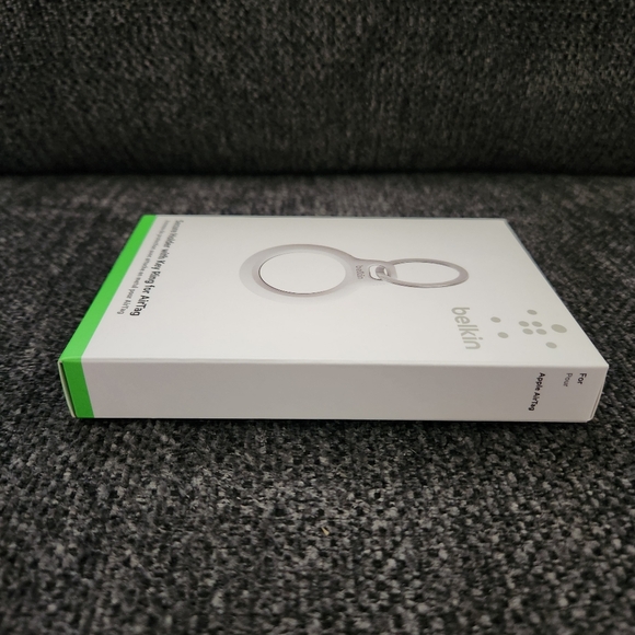 Belkin Single Secure Holder with Key Ring for AirTag White Open Face Case NEW - Picture 6 of 8